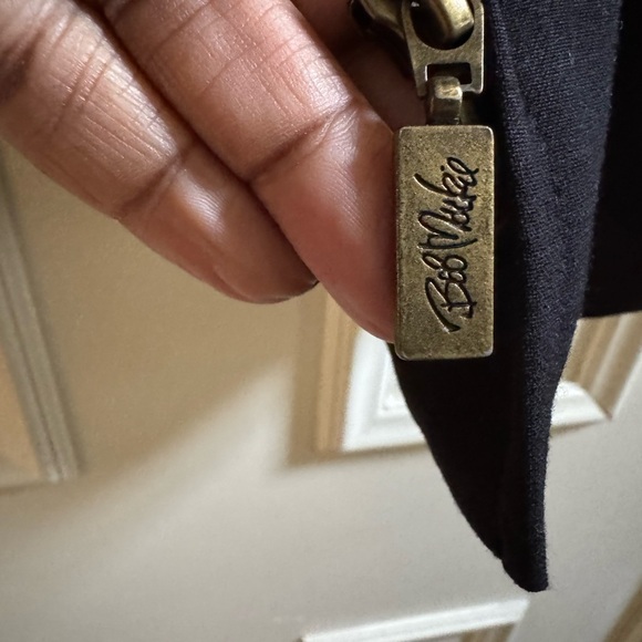 Bob Mackie Wearable Art Black Jacket with Patterned Lining.  Size 2x - Picture 5 of 5